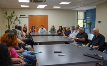 San Martín presentó el Archivo de la Memoria local