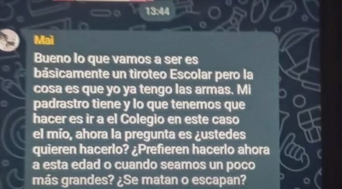 Denuncian que alumnos de una escuela de Maschwitz planeaban un ataque a balazos en el colegio: “Ya tengo las armas, ¿quieren hacerlo?”
