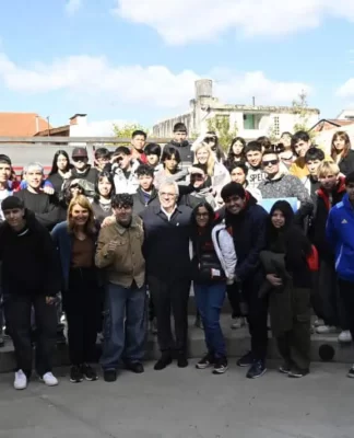 Julio Zamora acompañó a la comunidad educativa en una nueva edición del ciclo “Las Escuelas Van al Cine”