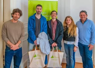 Juan y Eva Andreotti recibieron a investigadores sanfernandinos de la histórica expedición del CONICET