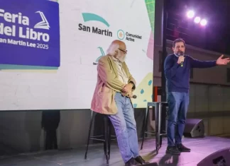 Fernando Moreira inauguró la 4° edición de la Feria del Libro San Martín Lee