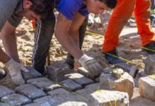 San Isidro trabaja en la preservación de su adoquinado histórico