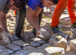 San Isidro trabaja en la preservación de su adoquinado histórico