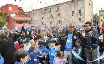 San Isidro: se inauguró la nueva cancha de fútbol en el Club Basi de Boulogne