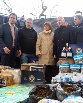 JUNTO A BULLRICH, ÁLVAREZ DESTACÓ LA LUCHA DEL GOBIERNO NACIONAL CONTRA LA INSEGURIDAD EN LA PROVINCIA