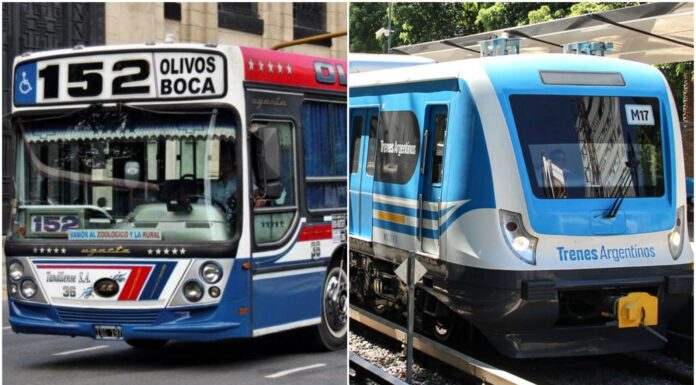 Transporte público gratuito este domingo 7 de septiembre: trenes, colectivos y lanchas en marcha