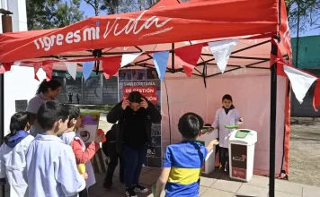 Estudiantes de la Escuela Primaria N°47 de General Pacheco disfrutaron de una kermés ambiental del Municipio de Tigre