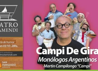 Martín “Campi” Campilongo, Lorena Vega y “The Beats” estarán este fin de semana en San Fernando