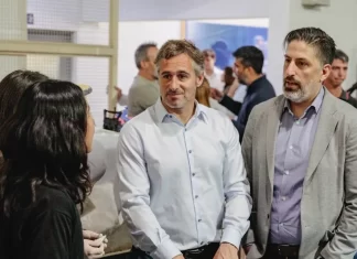 Federico Achával y Nicolás Trotta dialogaron con docentes y alumnos en Pilar