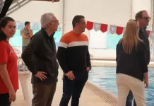 En Benavídez, Julio Zamora recorrió el Polideportivos Güemes y dialogó con los vecinos y vecinas