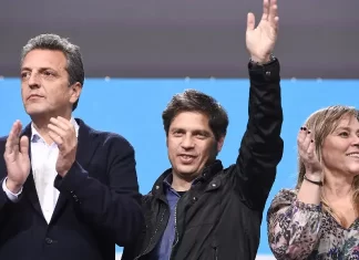 Kicillof y Massa cierran la campaña bonaerense de Fuerza Patria en San Martín