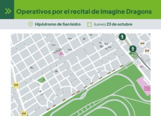 San Isidro: importante operativo por el recital de Imagine Dragons en el Hipódromo