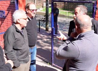 Julio Zamora supervisó el avance del “Plan de Veredas Vecinales” en Benavidez