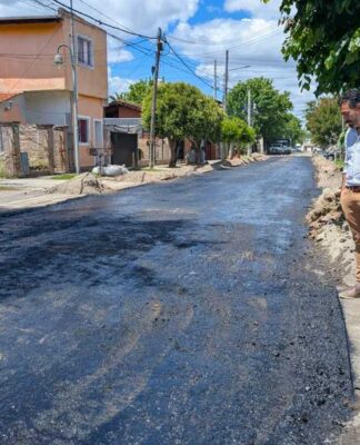 Zamora monitoreó el desarrollo del Plan de Pavimentación del Municipio de Tigre