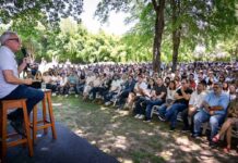 Con una reflexión sobre el PJ, Julio Zamora encabezó el acto por el Día de la Militancia Peronista en Benavídez