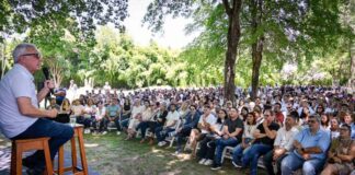 Con una reflexión sobre el PJ, Julio Zamora encabezó el acto por el Día de la Militancia Peronista en Benavídez