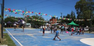 Junto a vecinos, San Isidro inauguró un Playón Deportivo en Beccar