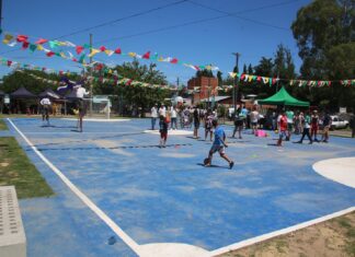 Junto a vecinos, San Isidro inauguró un Playón Deportivo en Beccar