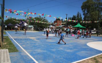 Junto a vecinos, San Isidro inauguró un Playón Deportivo en Beccar