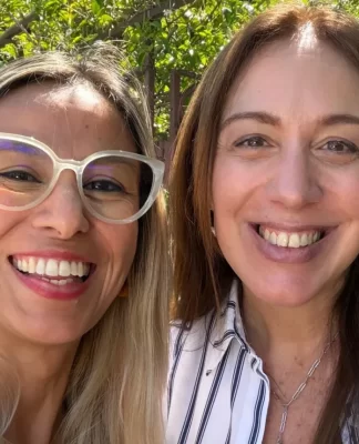 Vidal visitó a Adriana Cáceres en Pilar en búsqueda de reafirmar la identidad PRO