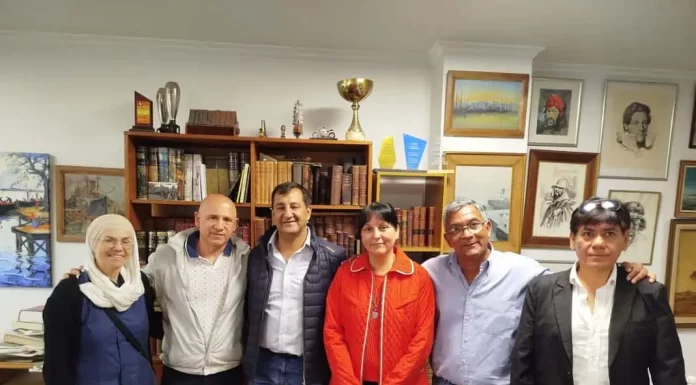 El intendente Salteño de Rosario de la Frontera Kuldeep Singh visitó el Sindicato de Trabajadores Municipales de Vicente López