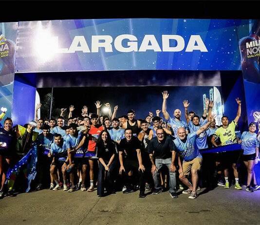 Más de 8 mil personas participaron de la tercera “Milla nocturna” de Malvinas Argentinas