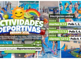 Comienza la inscripción a las actividades deportivas de verano 2026 en San Fernando