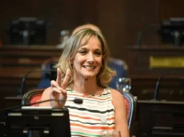 Malena Galmarini juró como Senadora Provincial