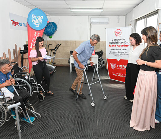 El Municipio de Tigre realizó una nueva entrega de materiales ortopédicos a pacientes con discapacidad