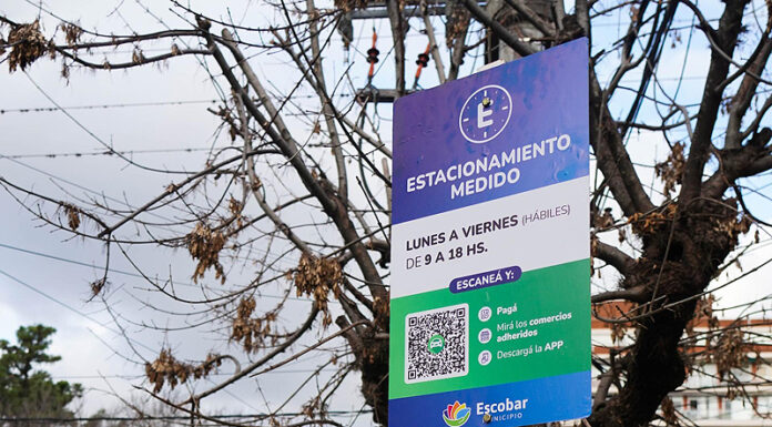 Por las fiestas, desde el 19 de diciembre no regirá el estacionamiento medido en Escobar