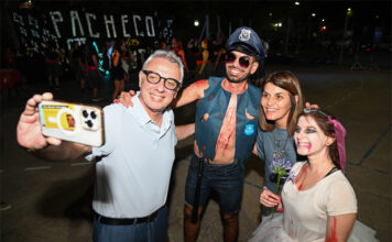 Con un clima de alegría y mucho color, Julio Zamora acompañó la despedida de año del Polideportivo General Pacheco