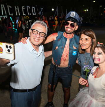 Con un clima de alegría y mucho color, Julio Zamora acompañó la despedida de año del Polideportivo General Pacheco