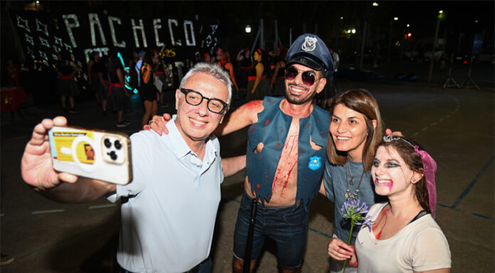 Con un clima de alegría y mucho color, Julio Zamora acompañó la despedida de año del Polideportivo General Pacheco
