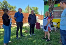 Julio Zamora supervisó la refacción integral del Jardín de Infantes N°927 en Troncos del Talar