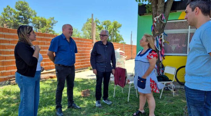 Julio Zamora supervisó la refacción integral del Jardín de Infantes N°927 en Troncos del Talar
