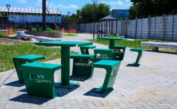 San Isidro: construyen una nueva plazoleta sobre la calle Edison