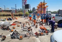 San Martín impulsó la limpieza del Reservorio de Tecnópolis para mejorar el drenaje durante las lluvias