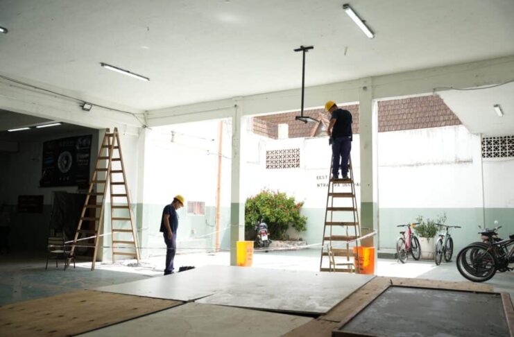 La Municipalidad de San Miguel avanza con obras en distintas escuelas