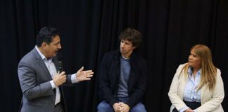 Marinucci y Andreotti encabezaron la presentación de la Diplomatura en Gestión de Tránsito y Seguridad Vial en la UNDelta