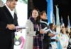 Más de 1400 chicos de Vicente López realizaron la promesa a la bandera en Tecnópolis