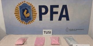 Caseros: la PFA secuestró más de un kilo de tusi y detuvo a dos hombres