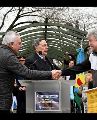 Julio Zamora en Don Torcuato: “San Martín nos deja un mensaje de unidad, es necesaria una Argentina mucho más solidaria”