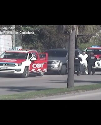 Detuvieron a Callejero Fino en Tigre: circulaba sin patente y encontraron una Glock .40 en la camioneta