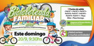 San Fernando vuelve a pedalear: el domingo se realizará una nueva Bicicleteada Familiar