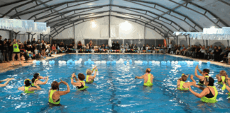 Tigre celebró las Galas de Aquagym 2026 con una multitud en los polideportivos municipales