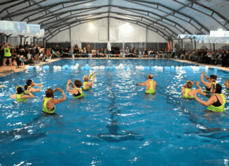 Tigre celebró las Galas de Aquagym 2026 con una multitud en los polideportivos municipales