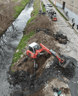 La Provincia completó el saneamiento del Canal José León Suárez en San Martín