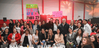 Julio Zamora reconoció a auxiliares de escuelas públicas de Tigre por su trabajo con los estudiantes