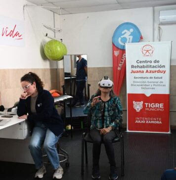 Tigre incorporó realidad virtual para complementar la rehabilitación de pacientes