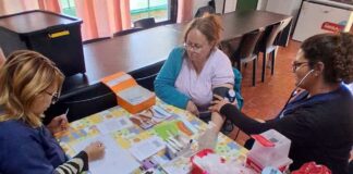 El Municipio de Tigre desplegó un operativo de salud preventiva para adultos mayores en Benavídez